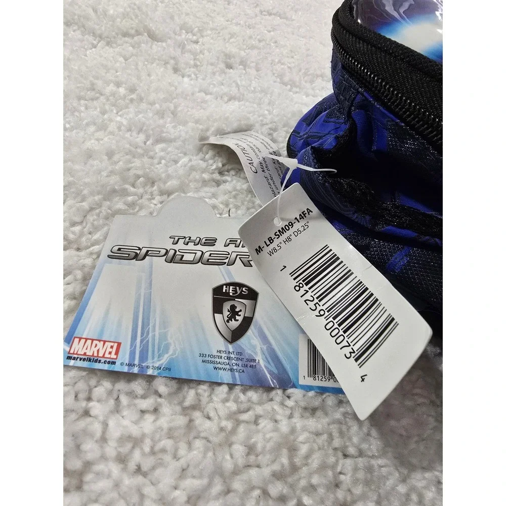 Marvel Amazing Spider-Man 2 Kids School Lunch Box Heys Blue Red M-LB-SM09-14FA